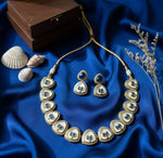 Pearl Leaf Kundan Set