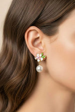 Pearl Crush Drops Earrings