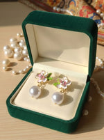 Pearl Crush Drops Earrings