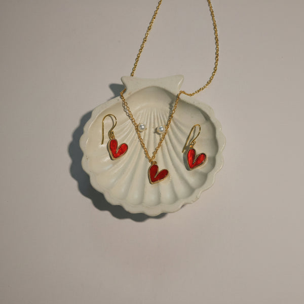 Scarlet Heart Pearl Set
