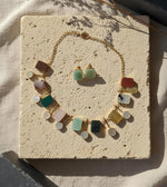 Nature Charm Raw Stone Necklace
