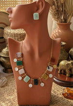 Nature Charm Raw Stone Necklace