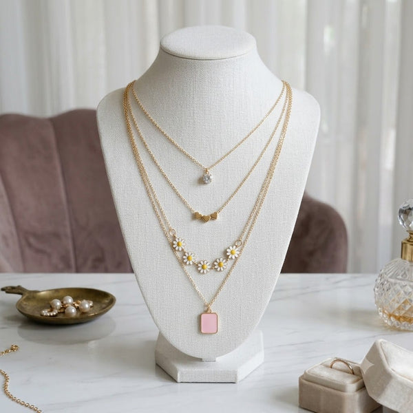 Elan Floral Cascade Necklace