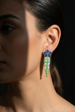 Prit Hand painted Stone Earrings