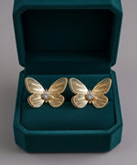 Flutter Gold Butterfly Earrings
