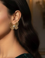 Flutter Gold Butterfly Earrings