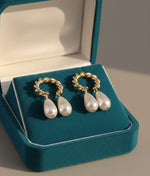 Grace Pearl Twist Earrings