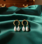 Grace Pearl Twist Earrings