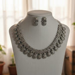 Nayantara Antique Oxidized Necklace Set