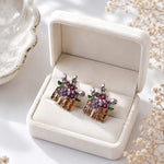 Bloom Basket Stud Earrings