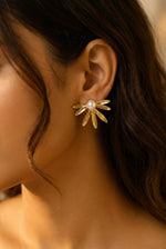 Sage "Dewdrop" Anti-Tarnish Earrings