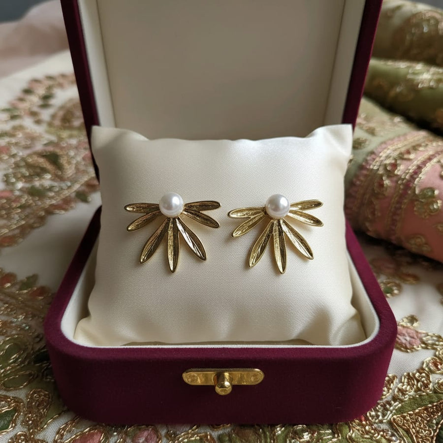 Sage "Dewdrop" Anti-Tarnish Earrings