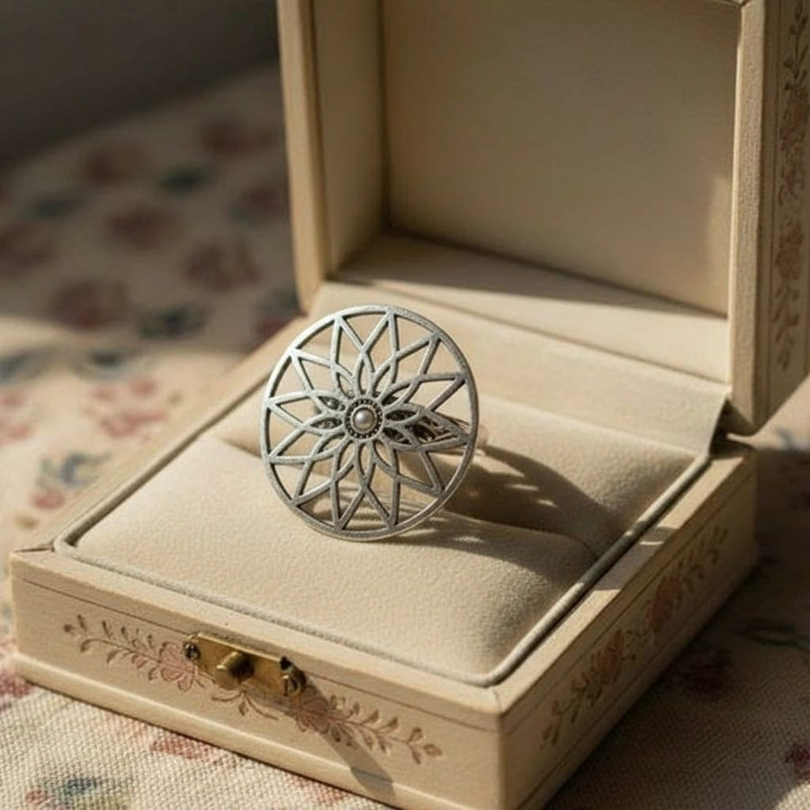 Bohemian Floral Ring