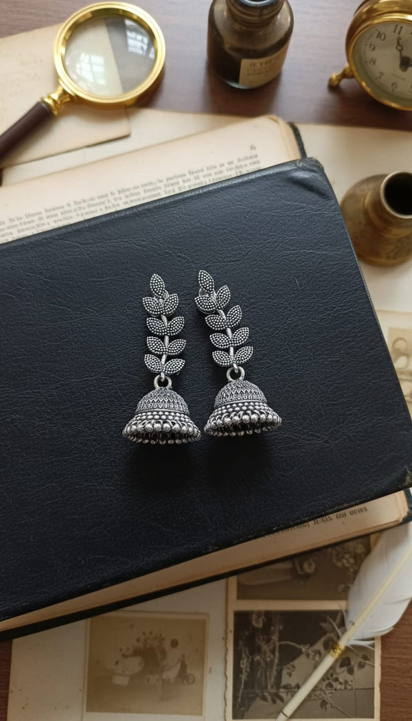 Iraaya Leaf Whisper Jhumkas