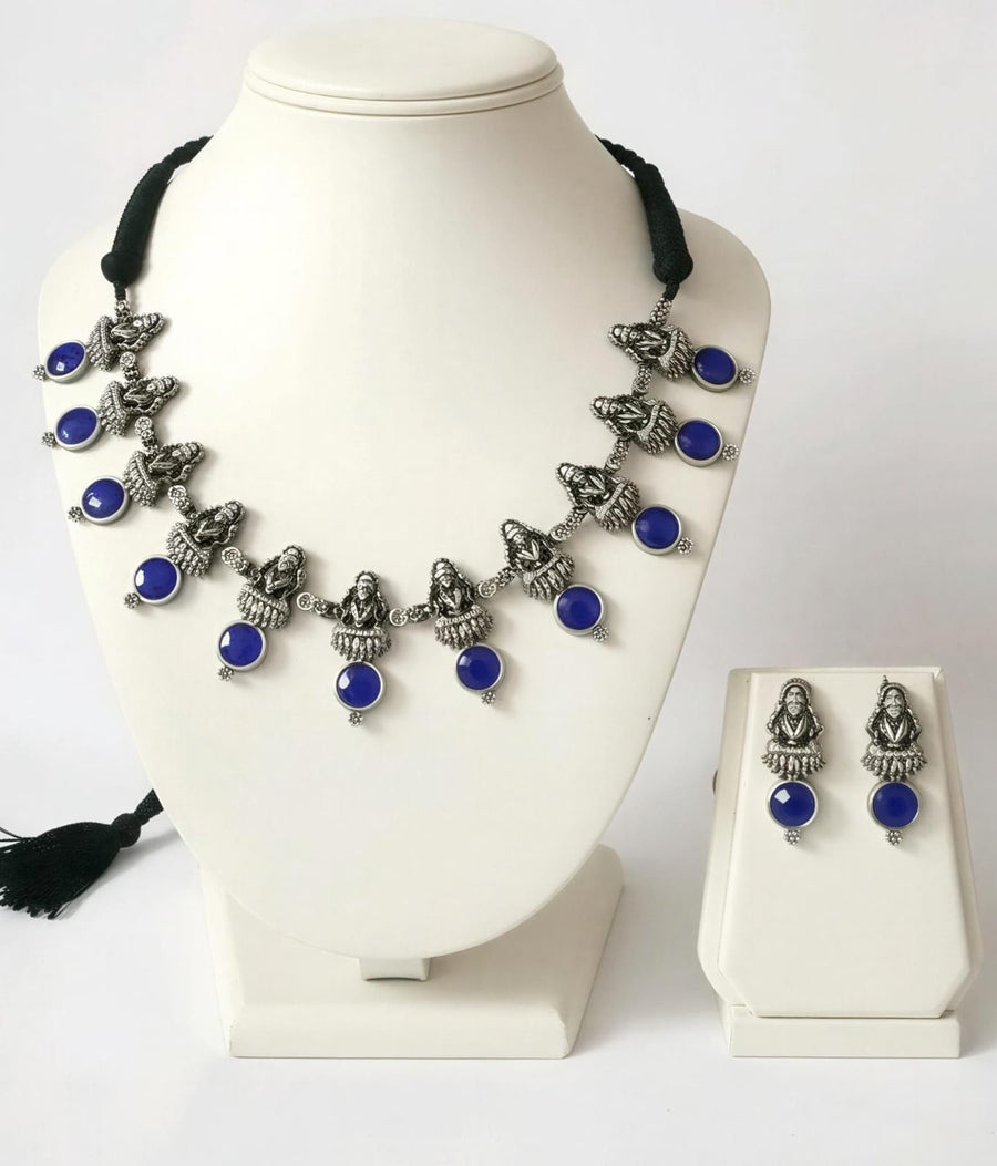 Aaradhya Oxidized Necklace Set