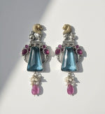 Rajsi Ruby Roar Statement Earrings