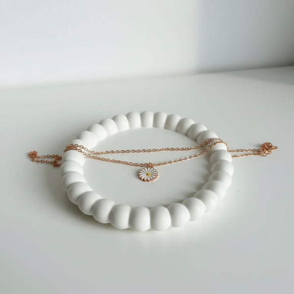 Layered Marigold Bracelet
