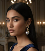 Empress Pearl Statement Earrings