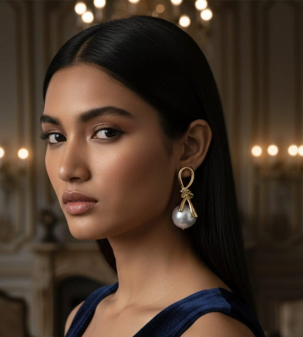 Empress Pearl Statement Earrings