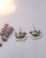 Pakhi Oxidized Bird-Style Dangle