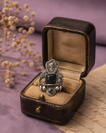 Rustic Stone Statement Ring