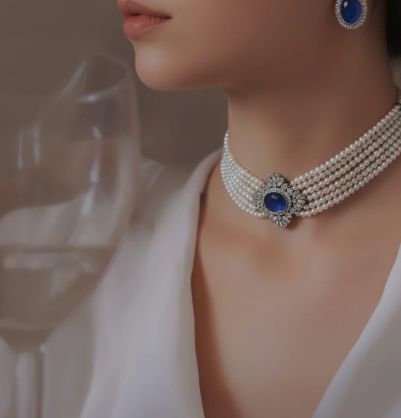 Neelara Pearl Choker Set