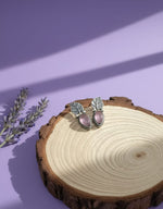 Sage Whisper Leaf Studs
