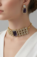 Plumora Moissanite Choker Set