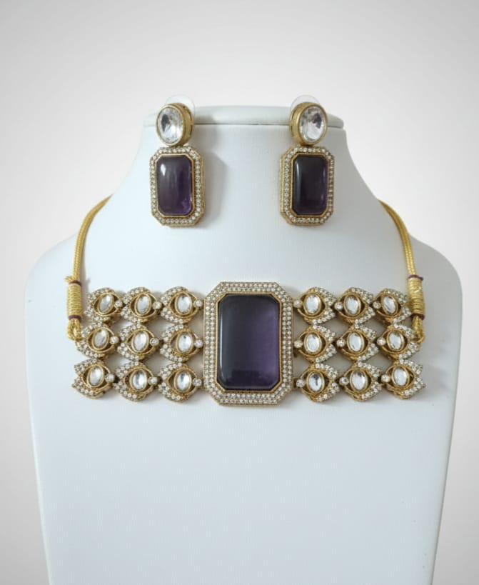 Plumora Moissanite Choker Set
