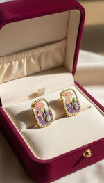 Peach Blossom Anti-Tarnish Studs