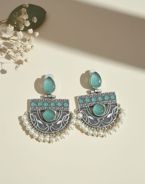 Saya Oxidized Earrings
