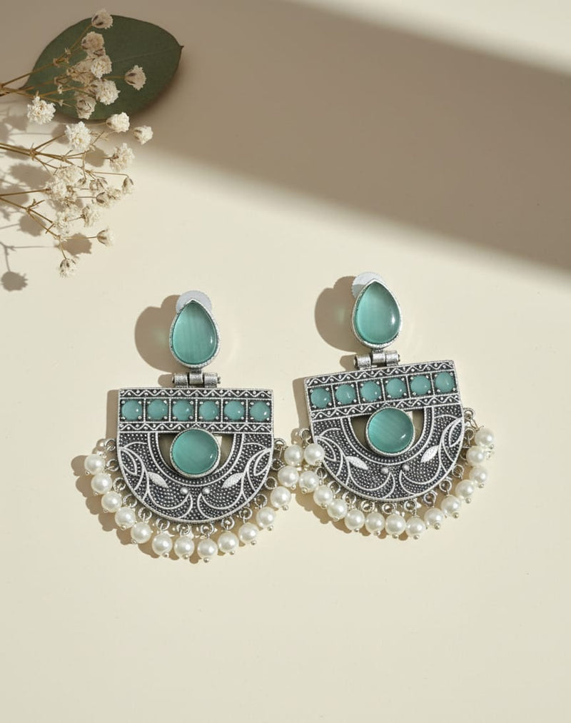 Saya Oxidized Earrings