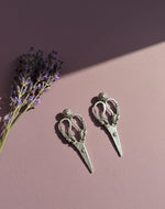 Boho Scissor Oxidized Earring