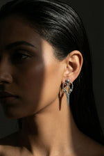 Boho Scissor Oxidized Earring