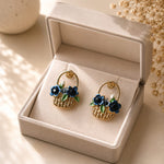 Spring Basket Floral Studs