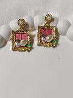 Parisian Anti-Tarnish Window Frame Earrings